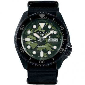 Seiko 5 - Sport - Street Style Camo - Cadran Camo Kaki - 42,5 mm - SRPJ37K1