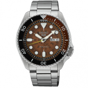 Seiko 5 - Sport - Time Sonar - Cadran Orange - 42,5 mm - SRPJ47K1