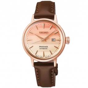 Montre Seiko Presage Cocktail Time SRE014J1 Cadran Rose clair  - 30.3 mm