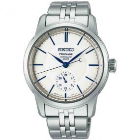 Montre Seiko Presage Craftsmanship Porcelain SPB445J1 Cadran Blanc - 40,60 mm