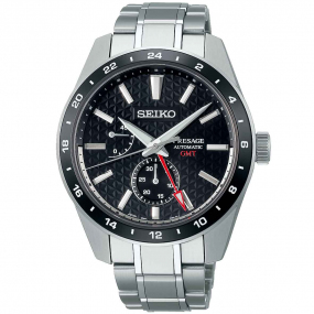 Montre Seiko Presage GMT SPB221J1 Cadran Noir - 42.2 mm