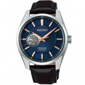 Montre Seiko Presage Sharp Edge Collection Prestige SPB311J1 Cadran Bleu - 40.25 mm