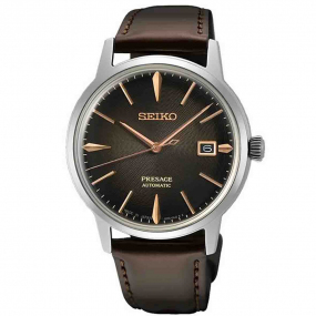 Montre Seiko Presage Tokyo Cocktail Time SRPJ17J1 Cadran Marron - 39,5 mm