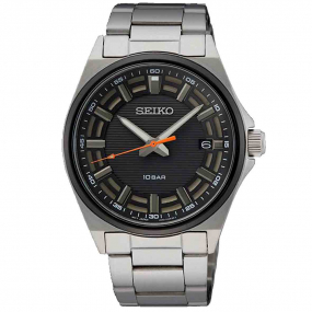 Montre Seiko Sport Quartz cadran Gris anthracite 40 mm - SUR507P1