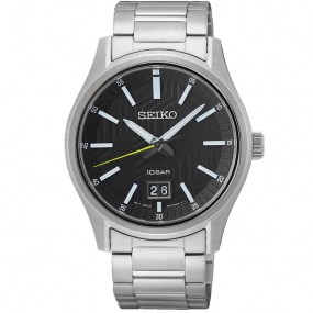 Montre Seiko Sport Quartz cadran Noir 39,5 mm - SUR535P1