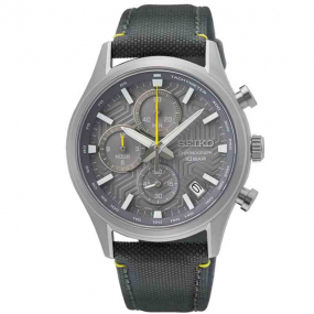 Montre Seiko Sport Quartz Solaire cadran Gris 39,5 mm - SSB423P1