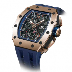 Montre Tsar Bomba - Elemental Series - Quartz - Calendrier - Bleu - TB8204Q-05