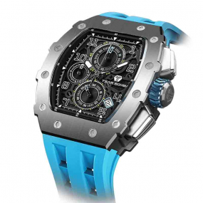 Montre Tsar Bomba - Elemental Series - Quartz - Calendrier - Bleu - TB8204Q-36