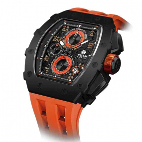 Montre Tsar Bomba - Elemental Series - Quartz - Calendrier - Orange - TB8204Q-12