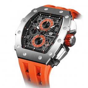 Montre Tsar Bomba - Elemental Series - Quartz - Calendrier - Orange - TB8204Q-32