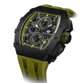 Montre Tsar Bomba - Elemental Series - Quartz - Calendrier - Vert olive - TB8204Q-38