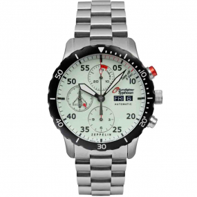 Montre Zeppelin Eurofighter Automatique Cadran Blanc cass - 7218M5