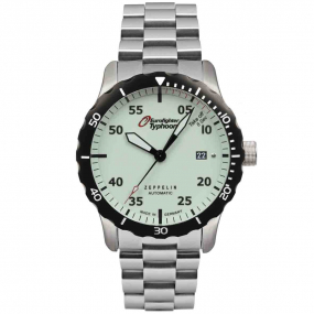 Montre Zeppelin Eurofighter Automatique Cadran Blanc cass - 7268M5