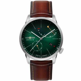 Montre Zeppelin Flatline Automatique Cadran Vert - 83664