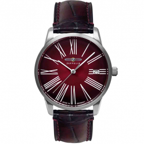 Montre Zeppelin Flatline Ladies Quartz Cadran Bordeaux - 83455