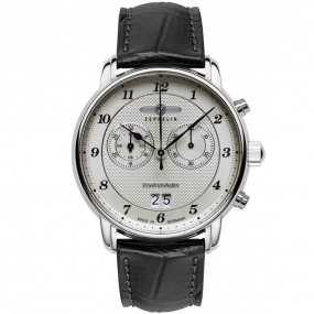 Montre Zeppelin Friedrichshafen Chronograph Quartz Cadran Argent - 85844