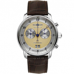 Montre Zeppelin Friedrichshafen Chronograph Quartz Cadran Dor - 85845