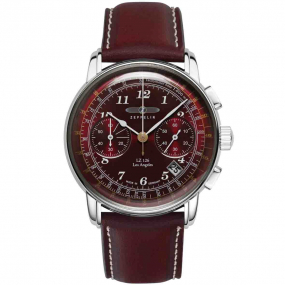 Montre Zeppelin LZ 126 Los Angeles Quartz Cadran Bordeaux - 76146