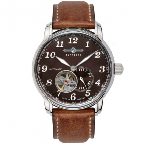 Montre Zeppelin LZ 127 Graf Zeppelin Automatique Cadran Marron - 76664