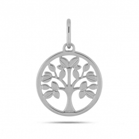 Pendentif Arbre de Vie or blanc Or Blanc - 11 mm -Isis - 3.7210.01