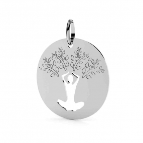 Pendentif Arbre de Vie Or Jaune - 22 mm -Emilie - XMB222G