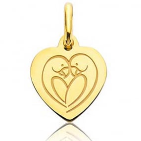 Pendentif Cur Love Bird Or Jaune -  -Vaiana - J9424X0000