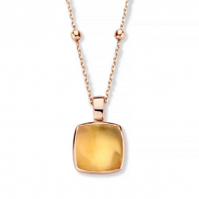 Pendentif Citrine sur nacre - One More  - Pantelleria - 052797JN
