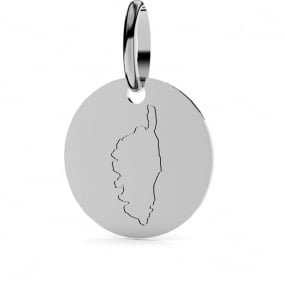 Pendentif Corse Or Blanc Coralie - XMB2015G
