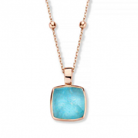 Pendentif Cristal de Roche sur Amazonite  - One More  - Pantelleria - 052797Y2
