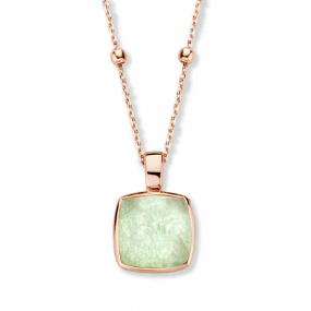 Pendentif Cristal de Roche sur Aventurine  - One More  - Pantelleria - 052797Y1
