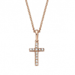 Pendentif croix diamants One More  - Ischia - 051821A
