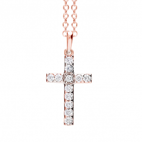 Pendentif croix diamants One More  - Ischia - 052849A
