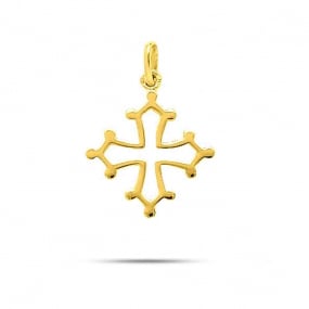 Pendentif croix occitane en or jaune Or Jaune Venus