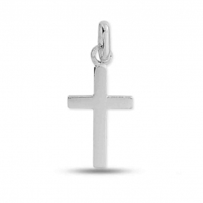 Pendentif Croix Or Blanc Aurianna