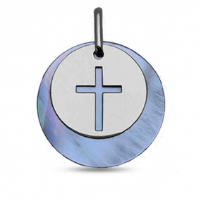 Pendentif Croix Or Blanc Hana