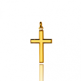 Pendentif Croix Or Jaune Alize