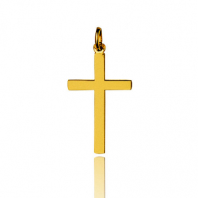 Pendentif Croix Or Jaune Astrid