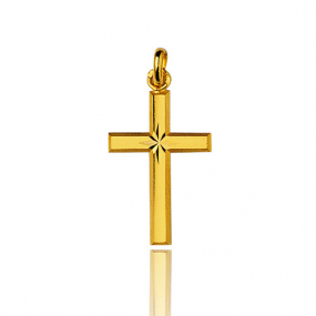 Pendentif croix Or Jaune Gaelle