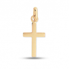 Pendentif Croix Or Jaune Hermione