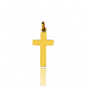 Pendentif Croix Or Jaune Lorelei