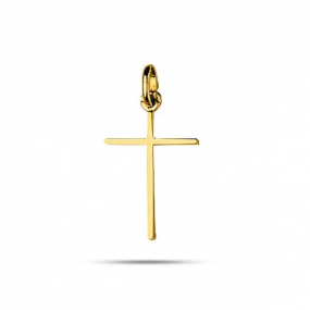 Pendentif Croix Or Jaune Marea