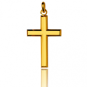 Pendentif croix Or Jaune Ocania