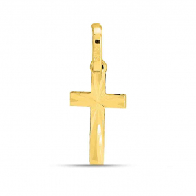 Pendentif Croix Or Jaune Vaiani