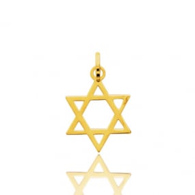 Pendentif Etoile de David en Or Jaune - Ashley -660120