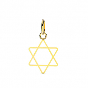 Pendentif Etoile de David en Or Jaune - Lizzy -XPB1015