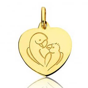 Pendentif Love Bird Or Jaune -  -Takashi - J9426X0000