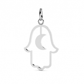 Pendentif Main de Fatma en Or Blanc - Hana -XPB920G