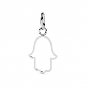 Pendentif Main de Fatma en Or Blanc - Misako -XPB715G