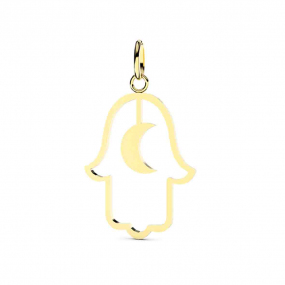 Pendentif Main de Fatma en Or Jaune - Audrey -XPB915