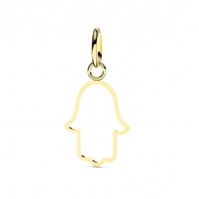 Pendentif Main de Fatma en Or Jaune - Elena -XPB715